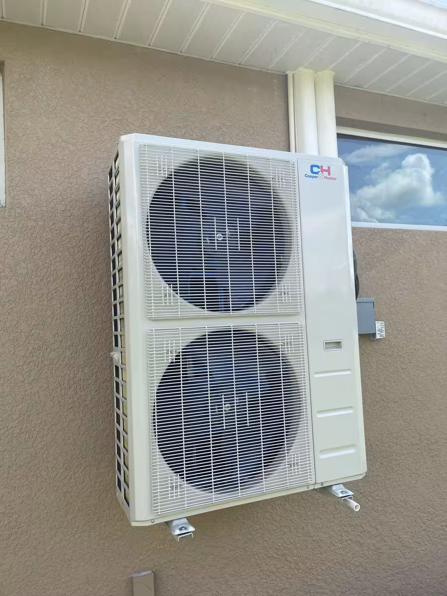 Ductless mini-split serving a SW-Florida commercial space